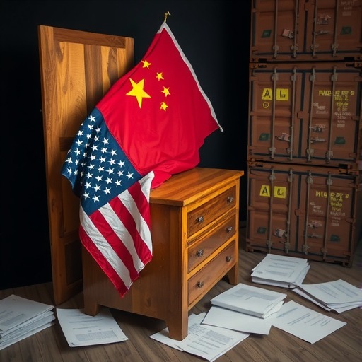 中国木材进口：量价齐跌（美国下降64.2%）(图1)