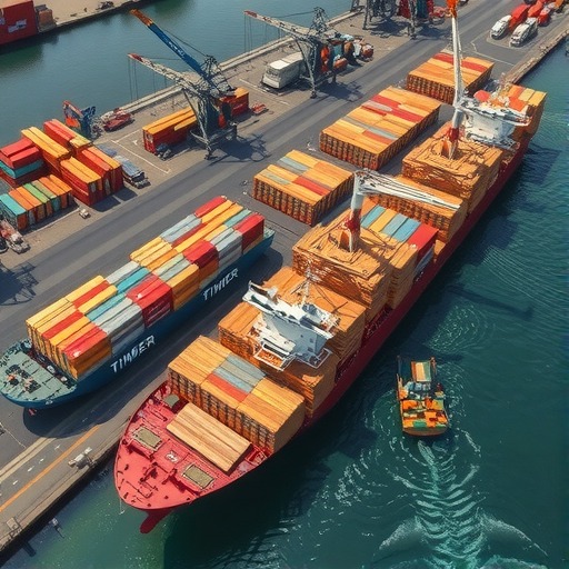 日照首次跃升为国内最大的木材进口港(图1)