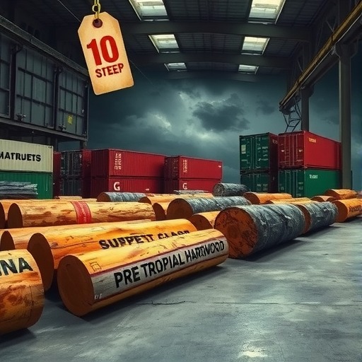 从进口木材来看中国木材市场地区划分格局(图1)