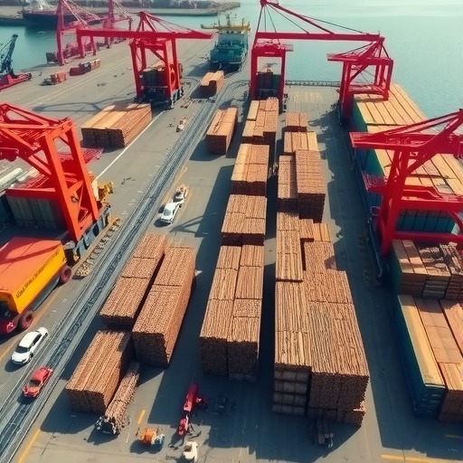 常熟港进口木材今年破二百万方(图1)