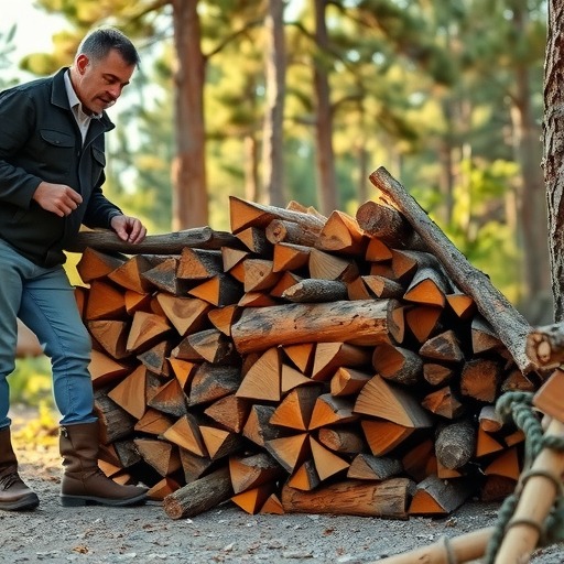 希腊樵夫愿尽全力助国人过冬(图1)