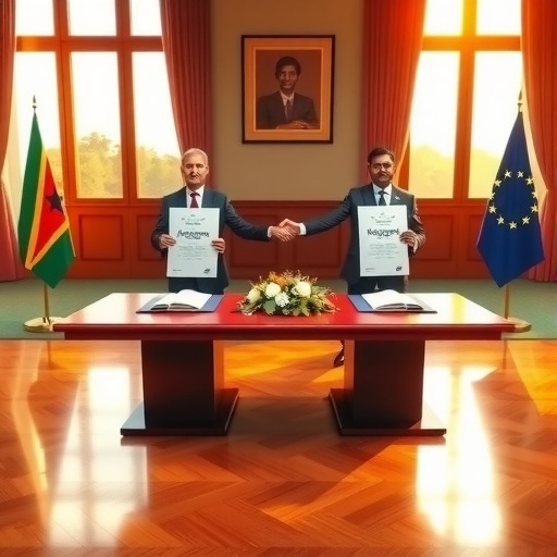 欧盟与圭亚那签署合法木材可持续贸易协议(图1) 欧盟与圭亚那签署合法木材可持续贸易协议(图1)