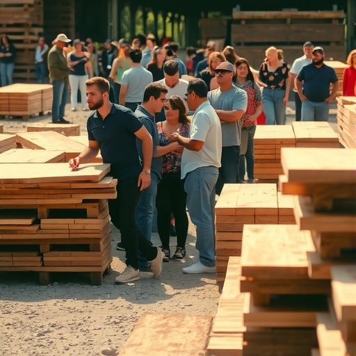 万人“排队”领木头！(图1)