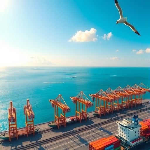 浙江大麦屿港首 次开通美东直航航线(图1)