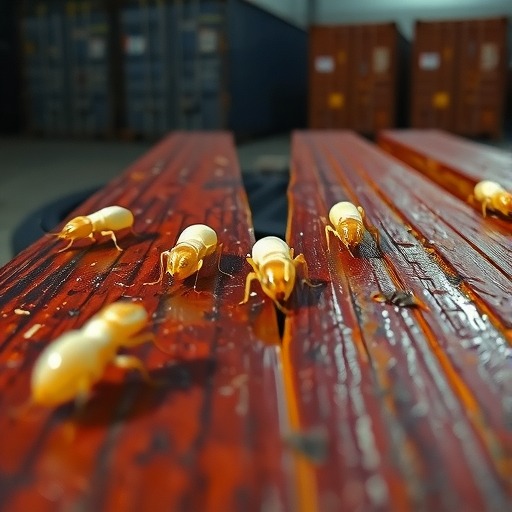 上海洋山港在“铁木豆板材”中发现活体白蚁(图1)