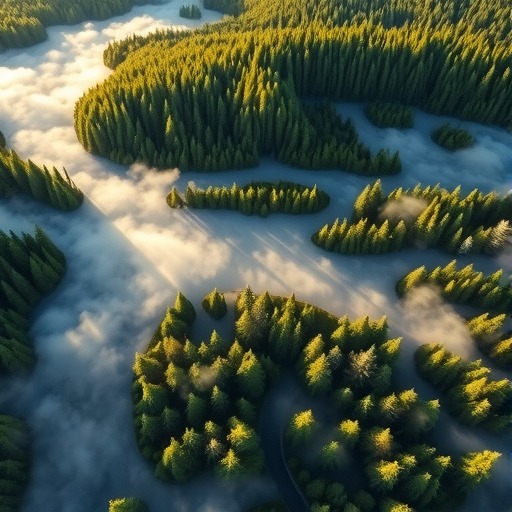 芬兰林地区域蓄积量差异大(图1)