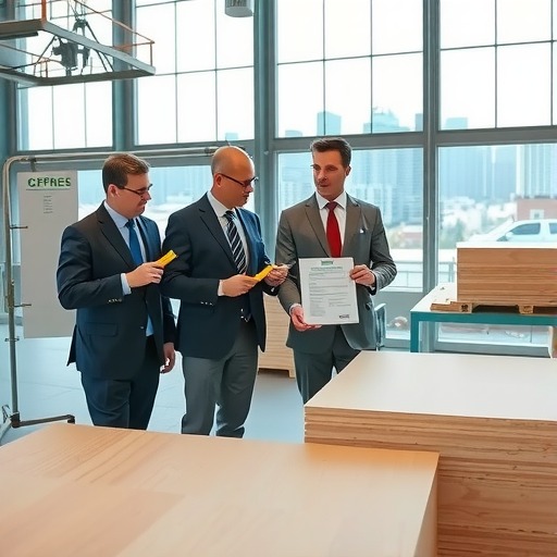 莒县分局赴临沂市考察学习板材项目(图1)