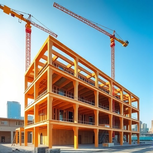加拿大联邦政府出资建造多伦多首个四层重型木结构办公大楼(图1)