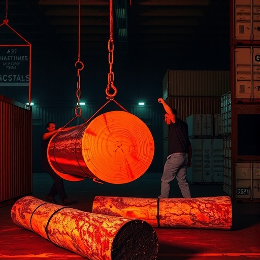 四人团伙“蚂蚁搬家”盗窃约5吨非洲黄花梨原木木材(图1)