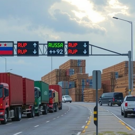 俄罗斯卢布低位运行 中俄最繁忙口岸板材进口翻番(图1)