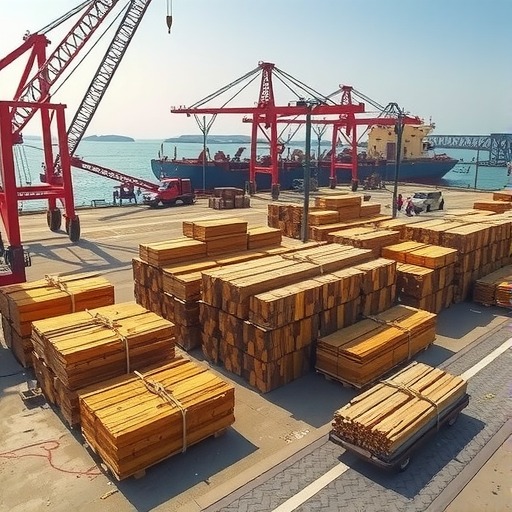 6月份绥芬河口岸木材利好活跃(图1)