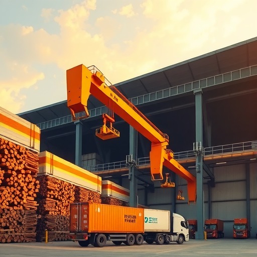 伊利托中俄国际木材仓储集散基地运行状况良好(图1)