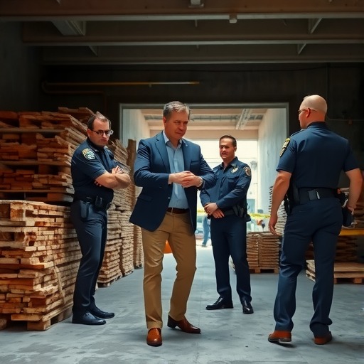 资金周转困难老板偷木材被捕(图1)