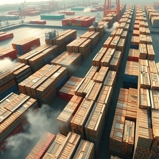 满洲里口岸落地熏蒸原木数量剧增(图1)