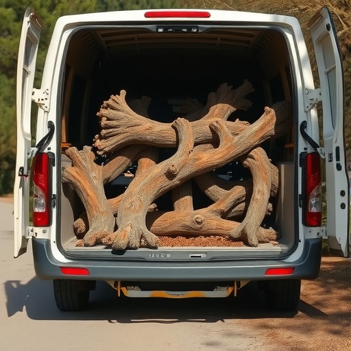 面包车满载的“枯木头”是濒危植物崖柏(图1) 面包车满载的“枯木头”是濒危植物崖柏(图1)