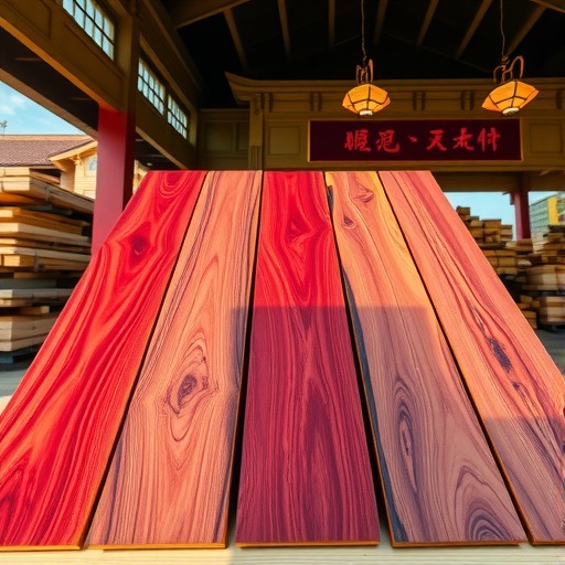 上海木材市场巴花销路一直很顺畅(图1)