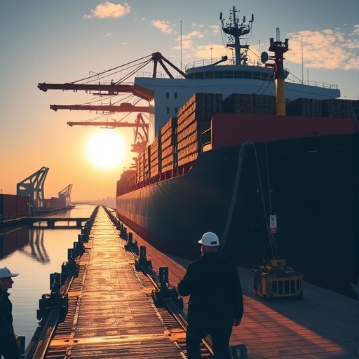 张家港永恒码头接卸首艘木材船(图1) 张家港永恒码头接卸首艘木材船(图1)