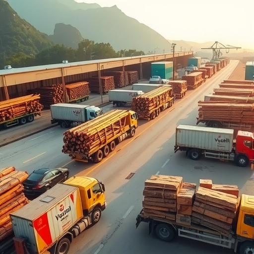 瑞丽口岸缅甸红木年进口量40万立方米(图1)