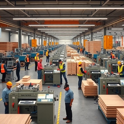 贵港板材加工业聚集上万产业工人(图1)