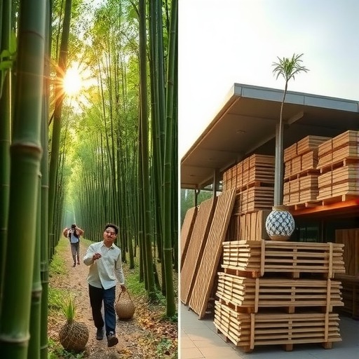 江西婺源县竹制品加工年产值过亿(图1)