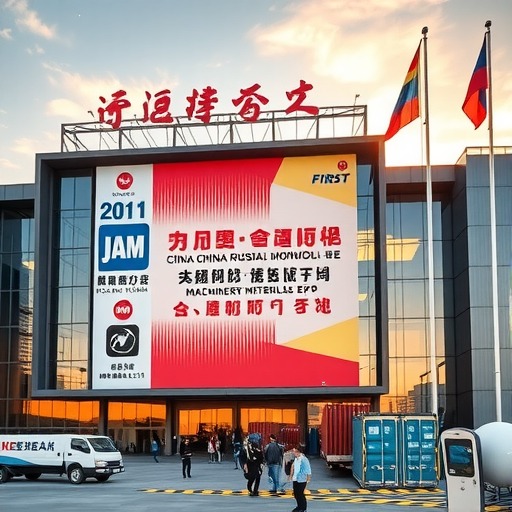 首届中俄蒙国际机械建材博览会在满洲里开幕(图1)