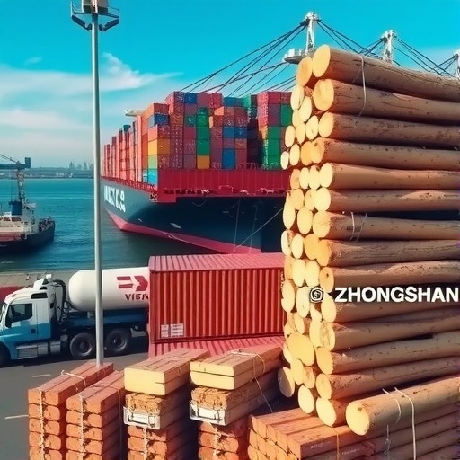 中山口岸上半年原木进口增长2.6倍(图1)