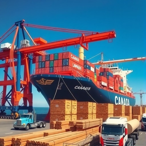 加拿大锯材连续八个月免税进入美国(图1)