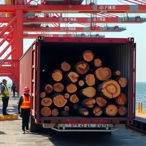 进口非洲木材首次在舟山口岸实现本地清关(图1)