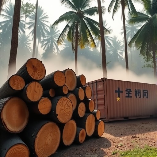 缅甸原木4月起禁止出口 报告称中国是主要买家(图1) 缅甸原木4月起禁止出口 报告称中国是主要买家(图1)