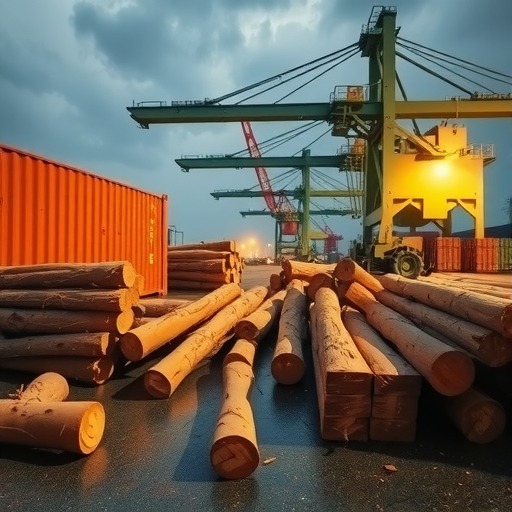 太仓港集装箱装进口加拿大原木遭遇欺诈(图1)