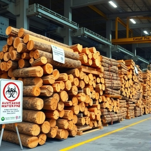 常熟港在澳大利亚进口加勒比松原木截获有害生物(图1)