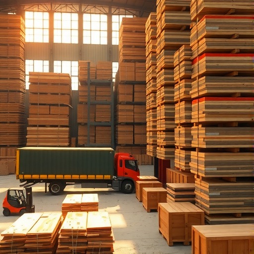 木材市场持续旺热，库存消化快(图1)