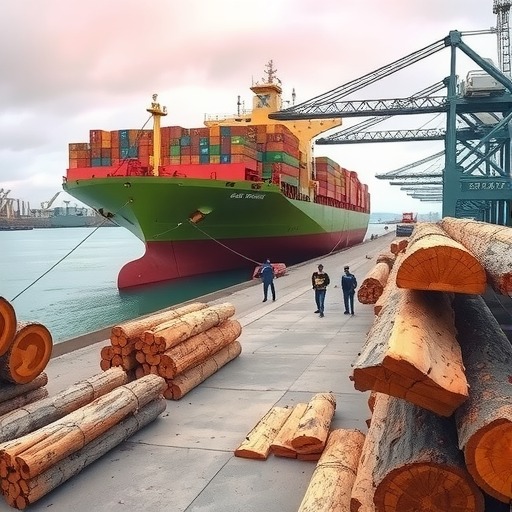 太仓港辐射松原木价格出现下调(图1)