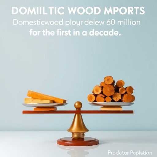 国内木材进口：近十年内首次跌破6000万(图4)