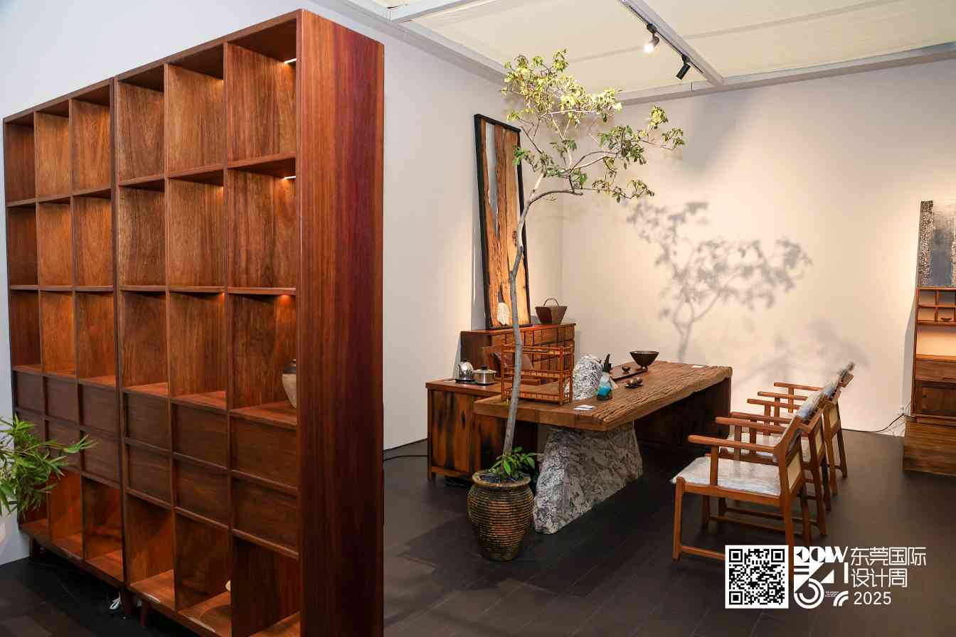 东莞国际设计周！各类风格齐“掀桌”！古沉木、古船木也被搬上台？(图9)
