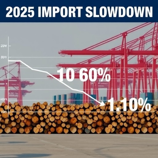 连续5个月负增长！2025中国木材进口“失速”！(图3)