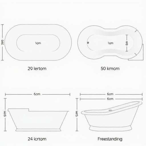 不同形状的浴缸的尺寸介绍(图2)