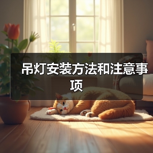 吊灯安装方法和注意事项(图3) 吊灯安装方法和注意事项(图3)