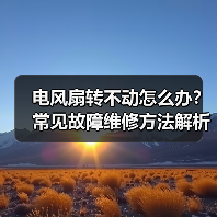 电风扇转不动怎么办?常见故障维修方法解析(图3) 电风扇转不动怎么办?常见故障维修方法解析(图3)