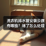 洗衣机排水管安装步骤有哪些?堵了怎么处理?材料怎么选?(图3) 洗衣机排水管安装步骤有哪些?堵了怎么处理?材料怎么选?(图3)