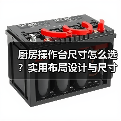 厨房操作台尺寸怎么选？实用布局设计与尺寸推荐指南（图3）
