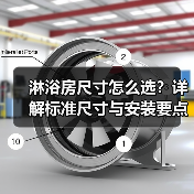 淋浴房尺寸怎么选?详解标准尺寸与安装要点(图2) 淋浴房尺寸怎么选?详解标准尺寸与安装要点(图2)