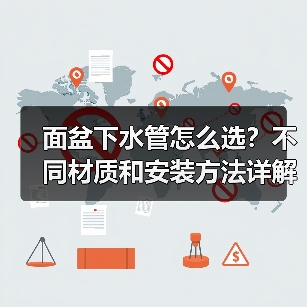 面盆下水管怎么选?不同材质和安装方法详解(图2) 面盆下水管怎么选?不同材质和安装方法详解(图2)