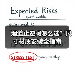 烟道止逆阀怎么选?尺寸材质安装全指南(图3) 烟道止逆阀怎么选?尺寸材质安装全指南(图3)