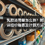 乳胶漆用量怎么算?附详细价格表及计算方法(图3) 乳胶漆用量怎么算?附详细价格表及计算方法(图3)