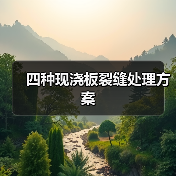 四种现浇板裂缝处理方案(图3) 四种现浇板裂缝处理方案(图3)