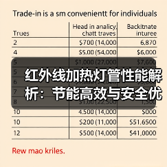 红外线加热灯管性能解析:节能高效与安全优势(图2) 红外线加热灯管性能解析:节能高效与安全优势(图2)