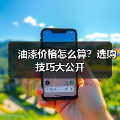 油漆价格怎么算？选购技巧大公开（图4）