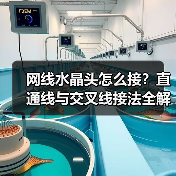 网线水晶头怎么接？直通线与交叉线接法全解析（图1）