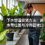 下水管道安装方法:返水弯位置与冷热管接口注意点(图1) 下水管道安装方法:返水弯位置与冷热管接口注意点(图1)